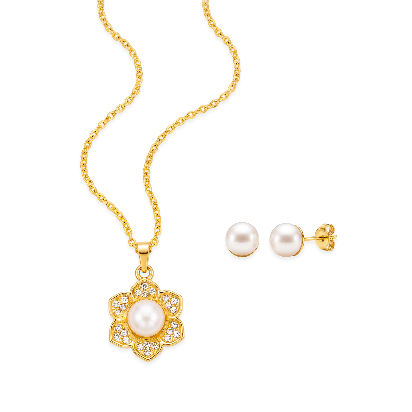 Juego Dorado Flor