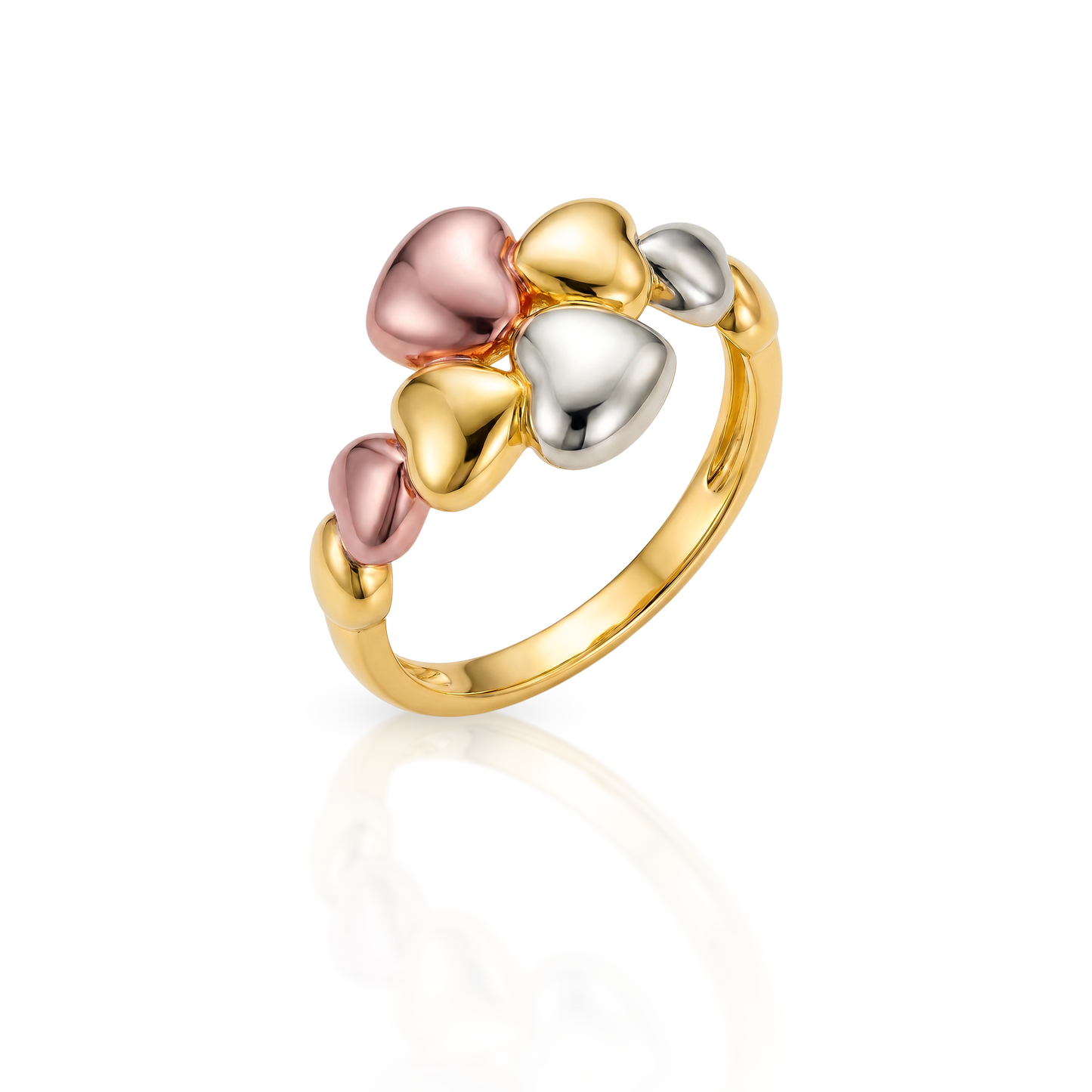 Anillo Ajustable Tres Tonos