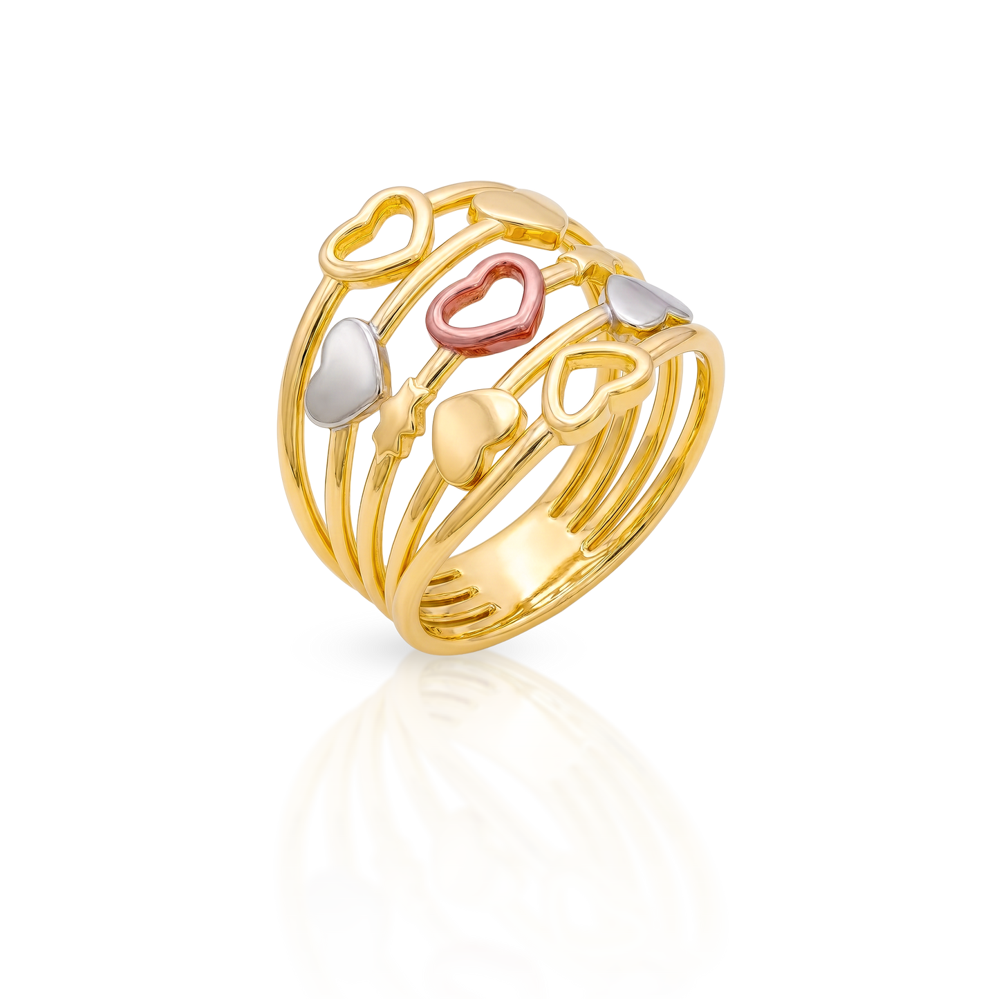 Anillo Tres Tonos Ajustable