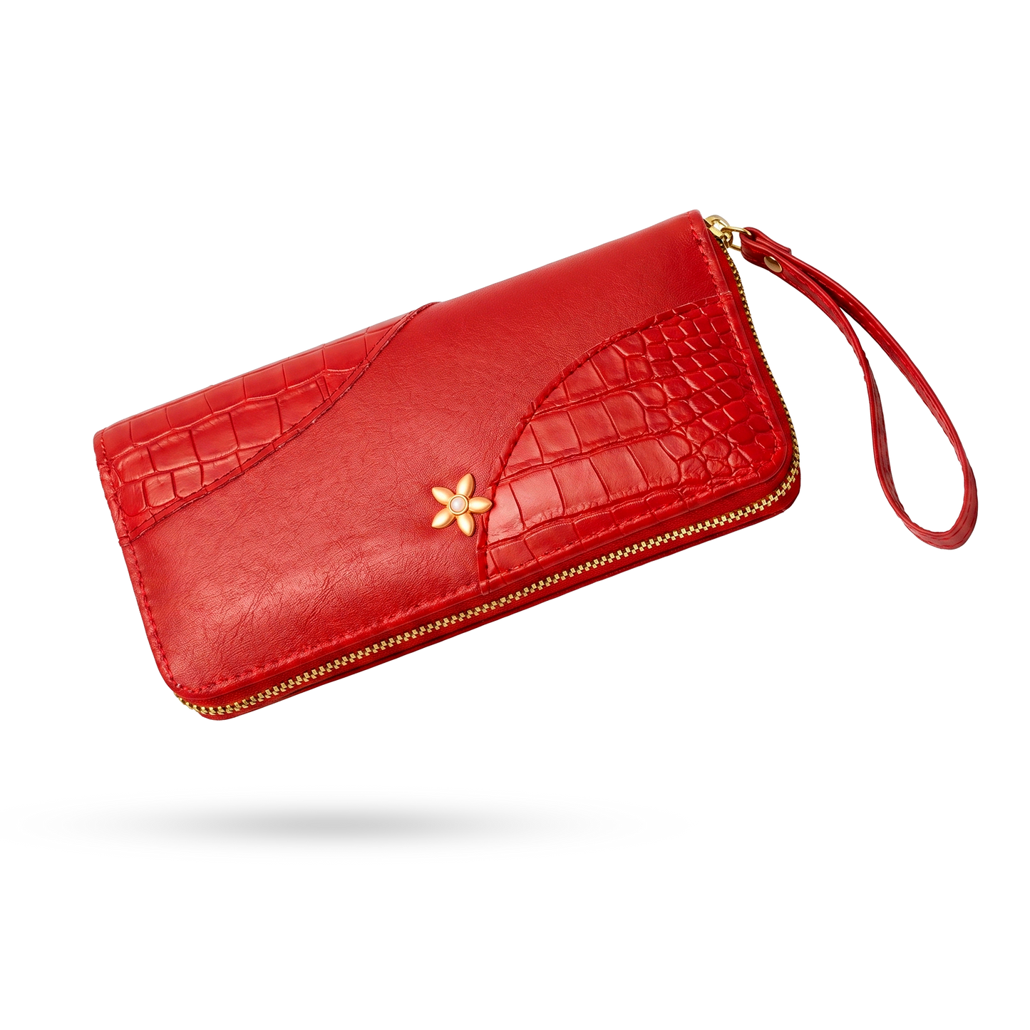 Billetera en Material Sintético - Roja