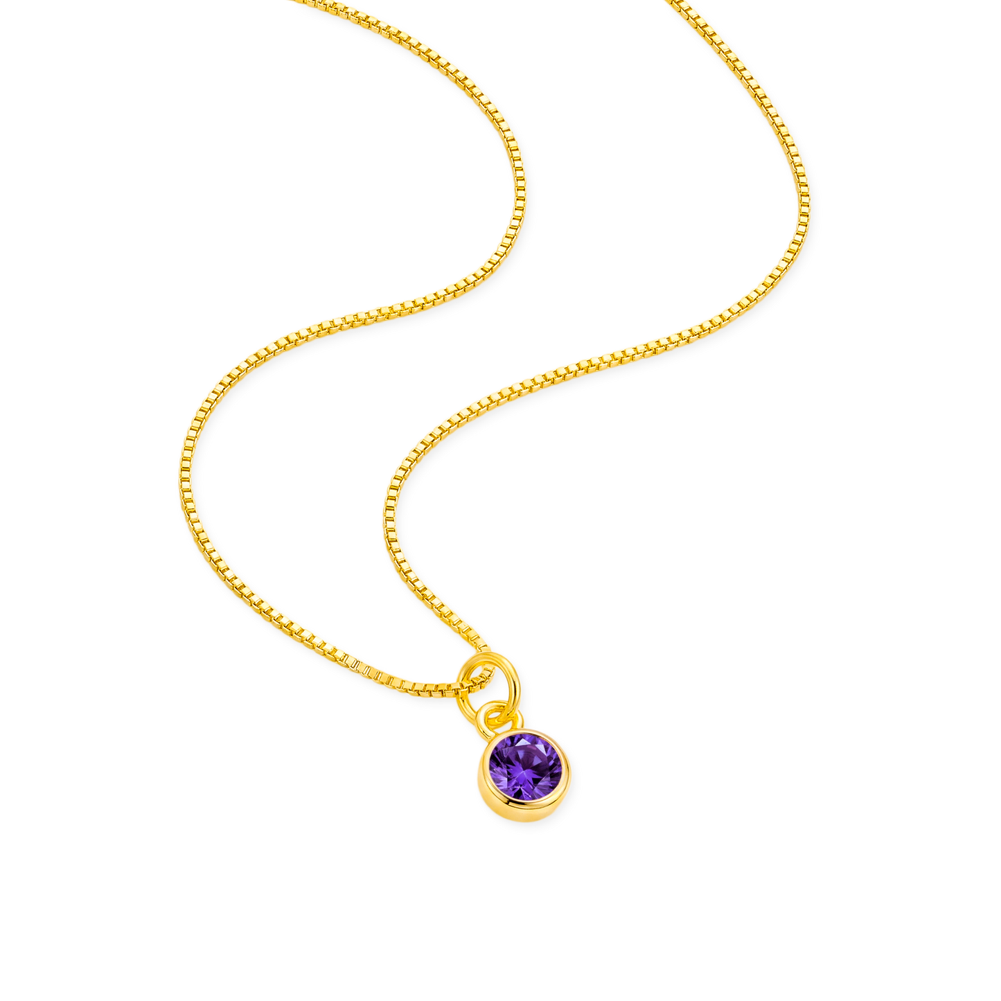 Cadena en Cover Gold - Morada