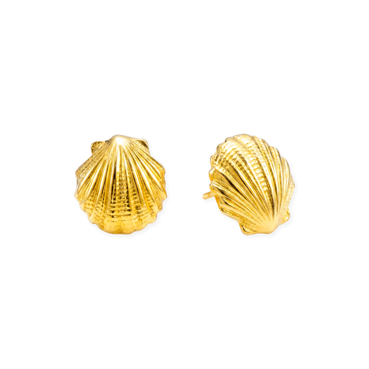 Aretes en Baño Dorado