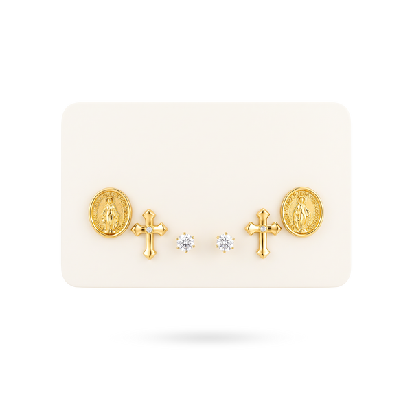 Set Topos Dorado Cover Gold X3