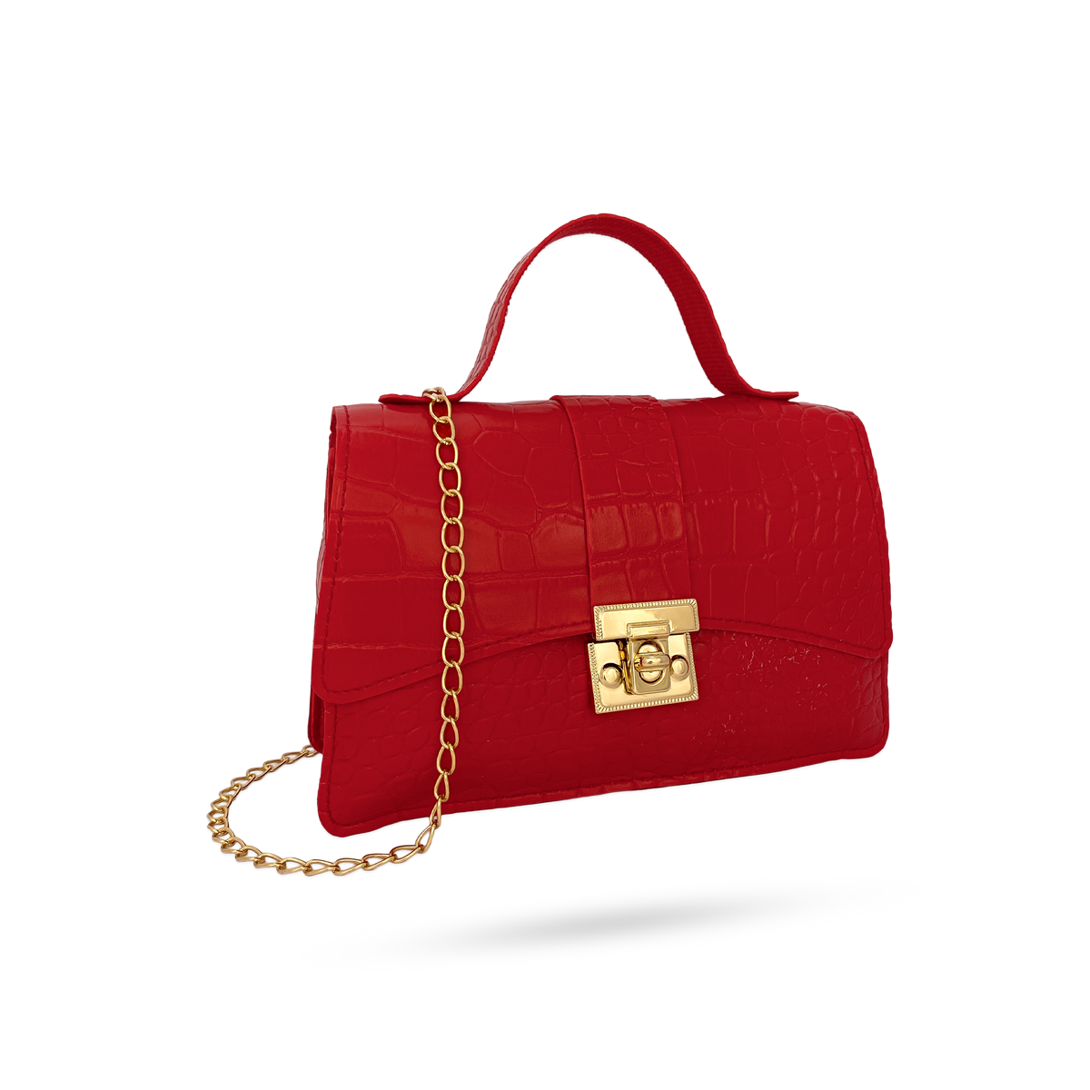 Set de Accesorios Rojo: Bolso y Billetera, con Gafas