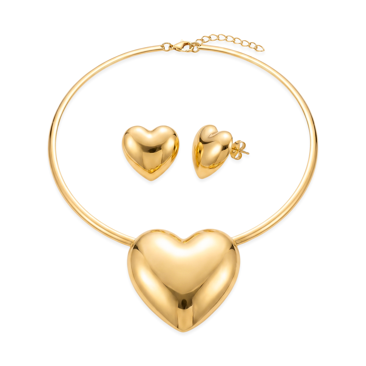 Juego Dorado Corazon