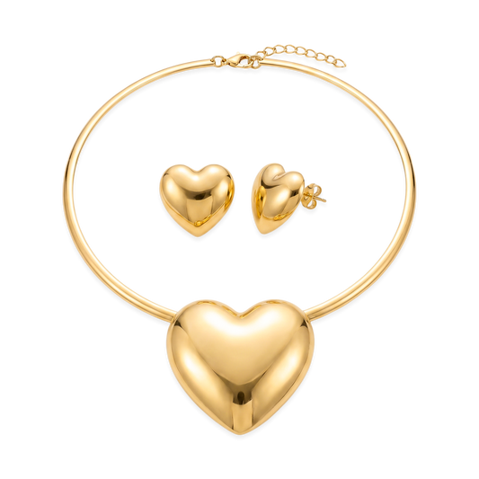 Juego Dorado Corazon