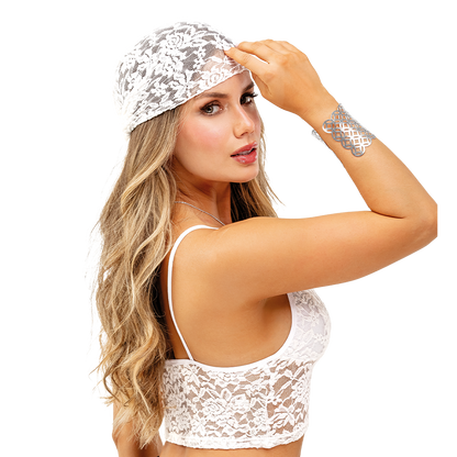 Pañoleta en Blonda
