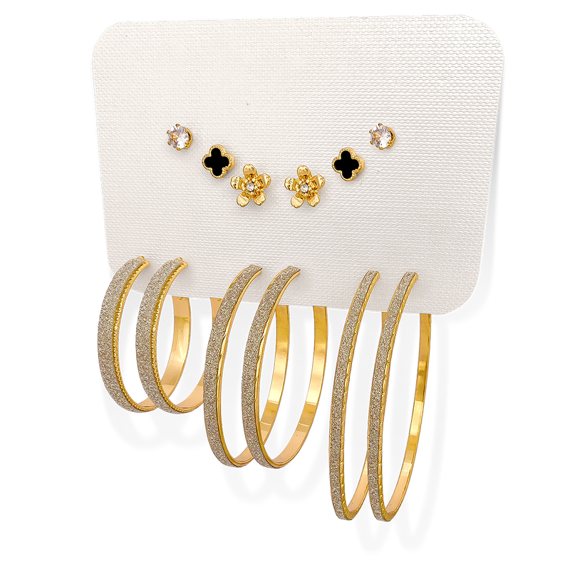 Aretes en Cover Gold