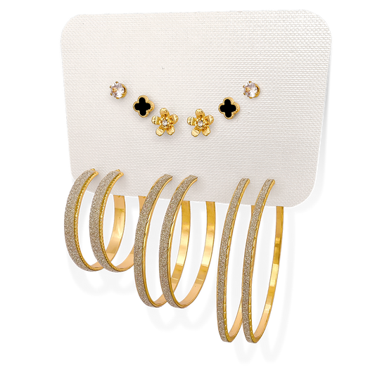 Aretes en Cover Gold
