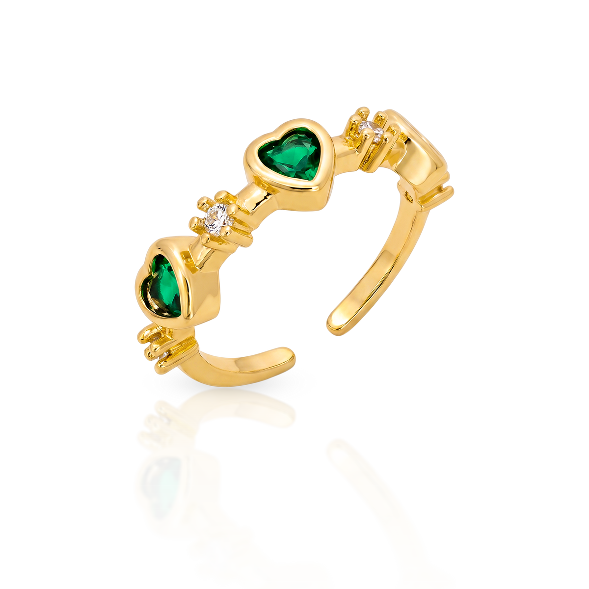 Anillo Verde Ajustable