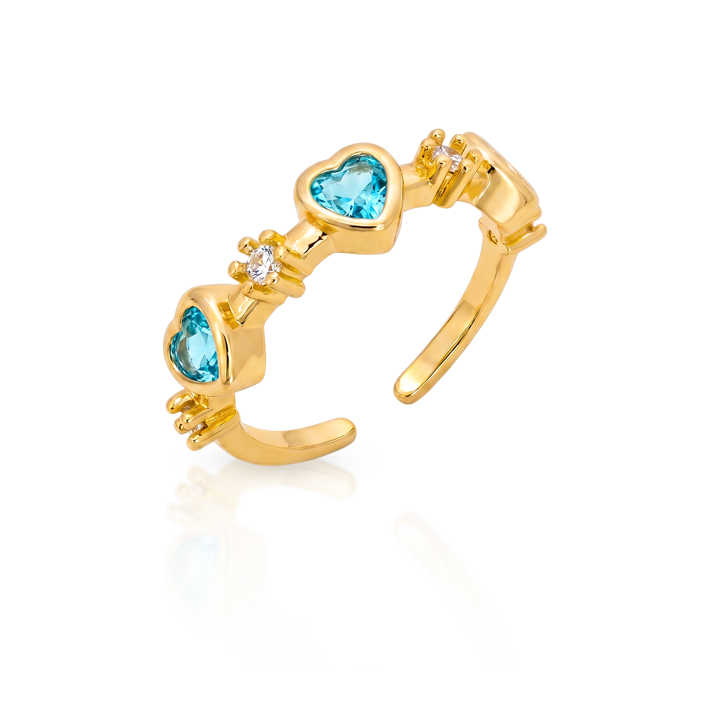 Anillo Azul Ajustable