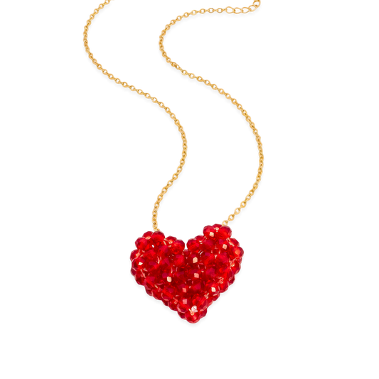 Collar Rojo Corazon