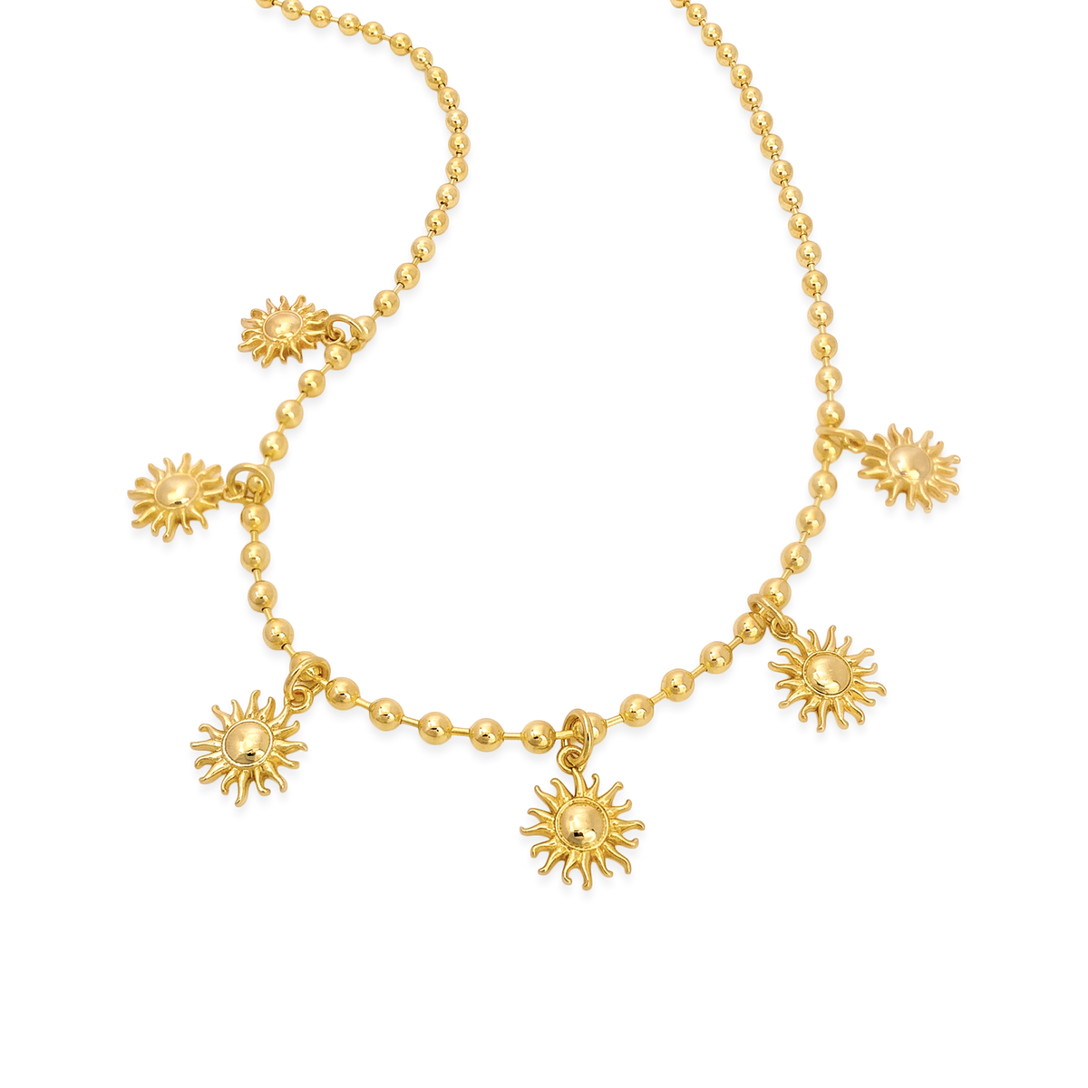 Collar Dorado Sol