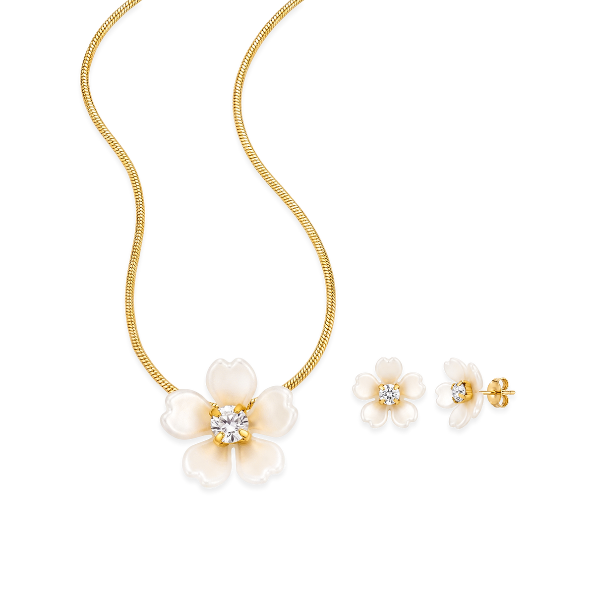 Juego Dorado Flor