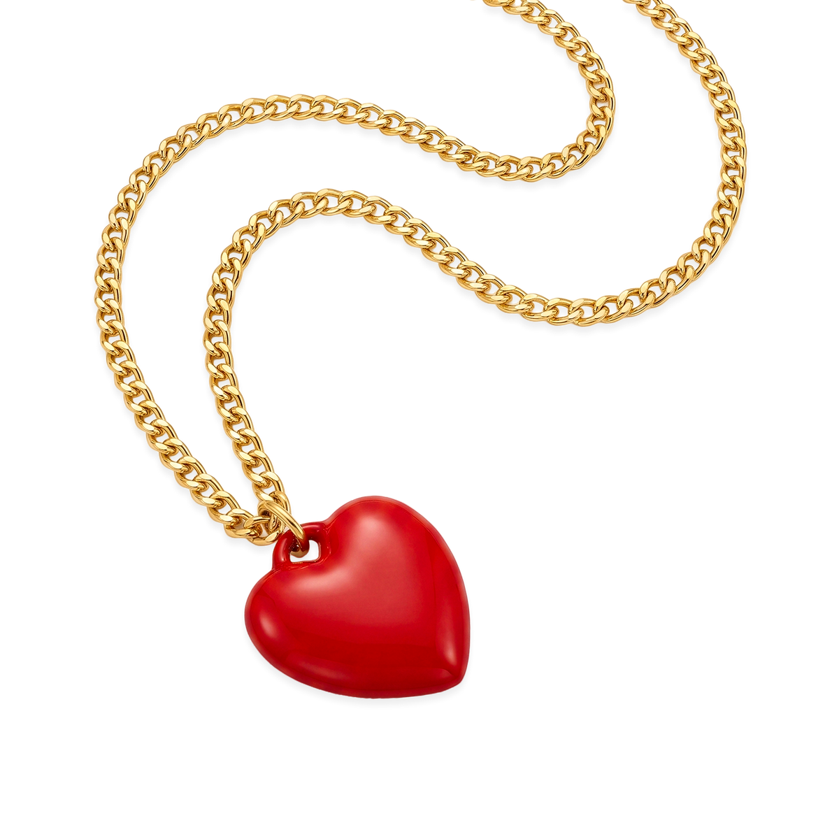 Cadena Rojo Corazon