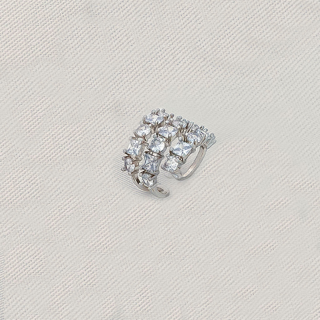 Anillo ajustable  en cover gold - plateado