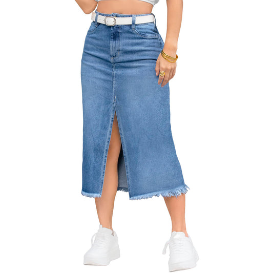 Falda en denim