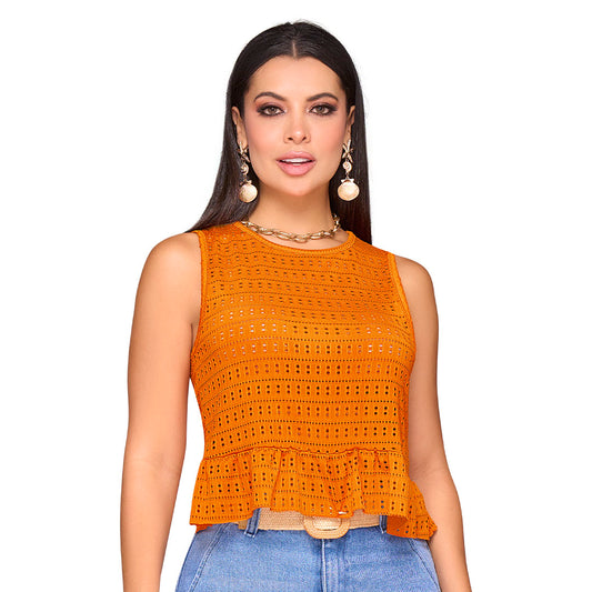 Blusa en ojalillo