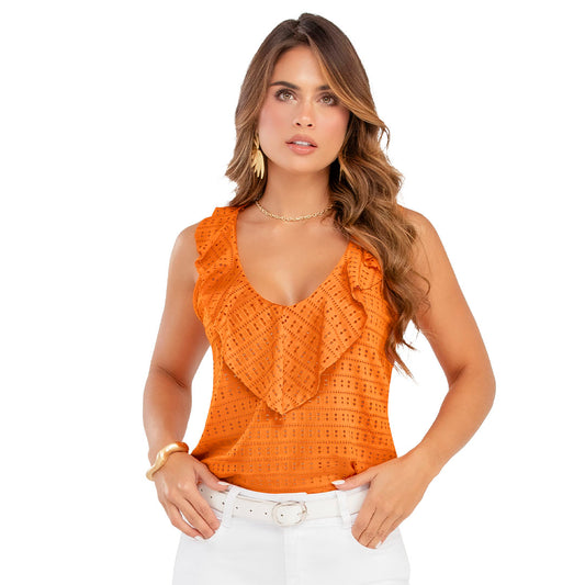 Blusa en ojalillo