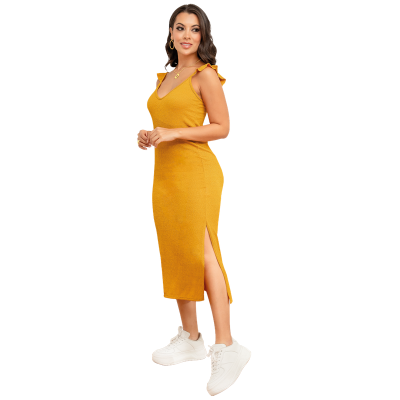 Vestido Tejido De Punto Semiajustada