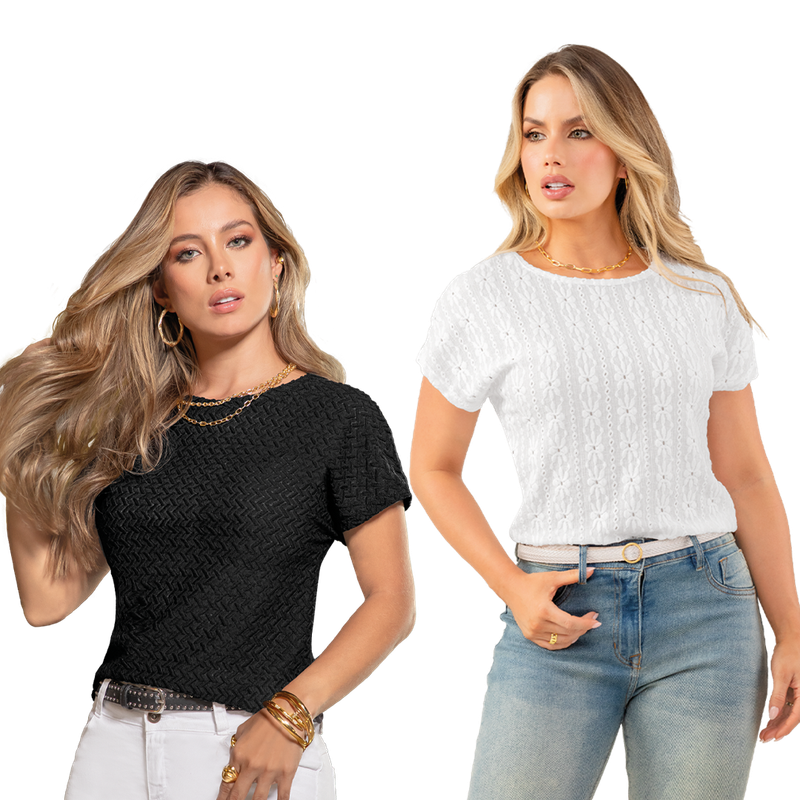 Camiseta Tejido De Punto Semiajustada