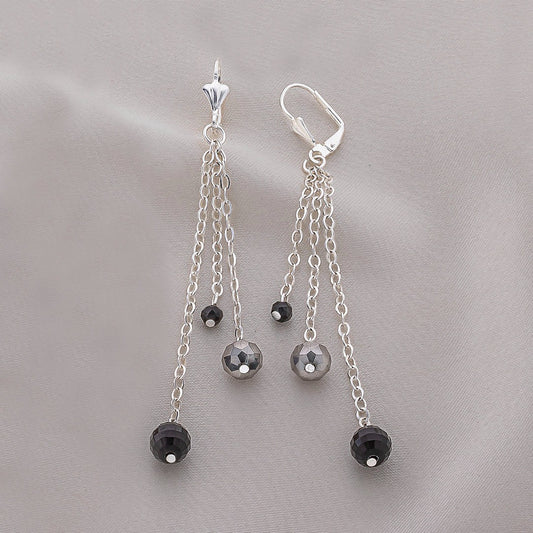 aretes baño plata,    plateado -